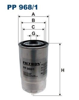 Воздушный фильтр filtron PP 968/1