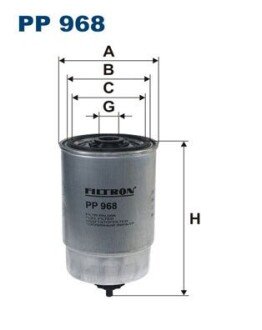 Повітряний фільтр filtron PP968