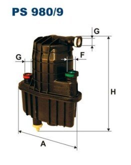 Повітряний фільтр filtron PS 980/9 на Рено Modus