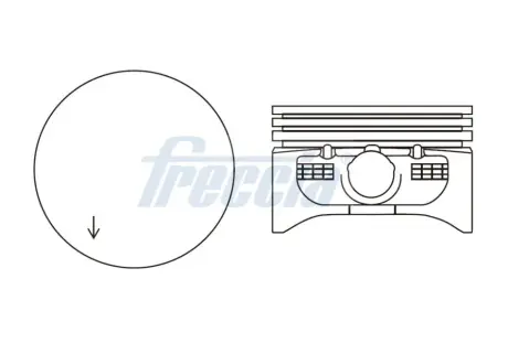 Поршень freccia FP23106000
