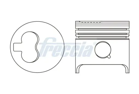 Поршень freccia FP23107150 Rover