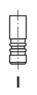 Клапан EX [28 x 6 x 109,3] Freccia R6919BMARCR (фото 1)