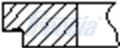 Поршневые кольца freccia FR10240900