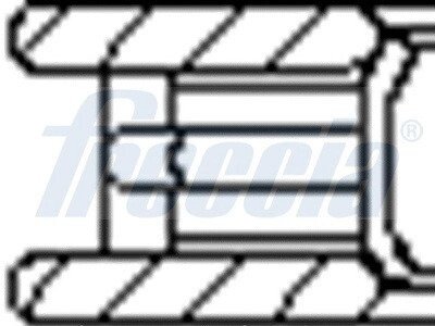 Поршневые кольца freccia FR10240900