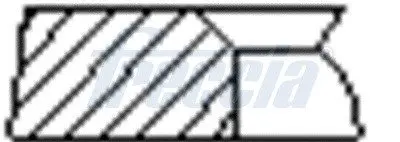 Поршневые кольца freccia FR10240900