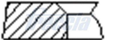 Поршневые кольца freccia FR10240900