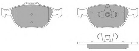 Передние тормозные колодки fremax FBP-1305