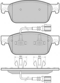 Передні тормозні (гальмівні) колодки fremax FBP-1672