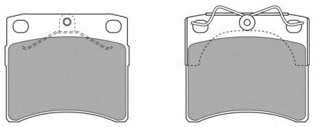 Передние тормозные колодки fremax FBP-0842