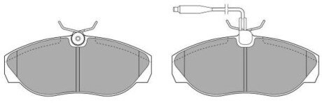 Передні тормозні (гальмівні) колодки fremax FBP0915