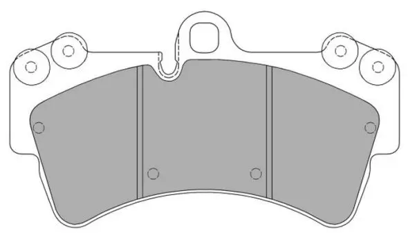 Передні тормозні (гальмівні) колодки Fremax FBP1358 (фото 1)