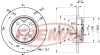 Передний тормозной диск fremax BD-4707