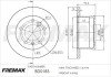 Задній гальмівний (тормозний) диск fremax BD-0183