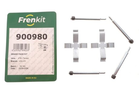Монтажний к-кт гальмівних колодок frenkit 900980