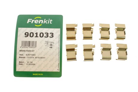 Монтажний к-кт гальмівних колодок frenkit 901033