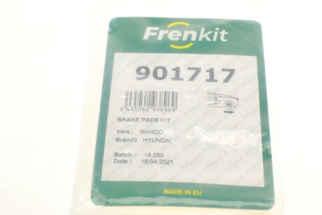 Монтажний к-кт гальмівних колодок frenkit 901717