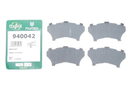 Комплект протискрипних пластин frenkit 940042