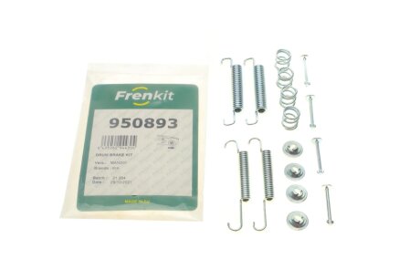 Монтажний к-кт гальмівних колодок frenkit 950893 на Киа Ceed 2008