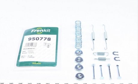 Комплект пружинок frenkit 950778 на Тойота Ярис