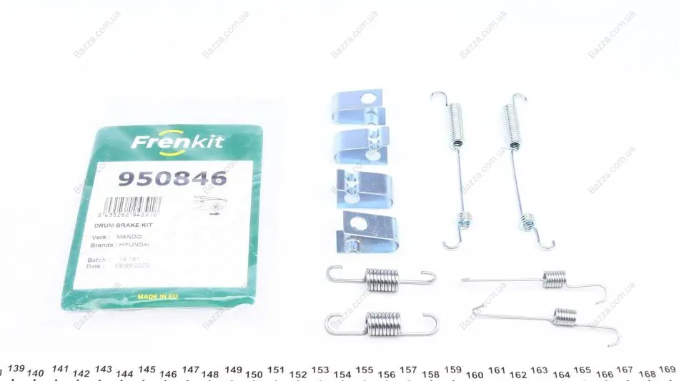 Комплект пружинок Тормозні (гальмівні) колодки Frenkit 950846 (фото 1)