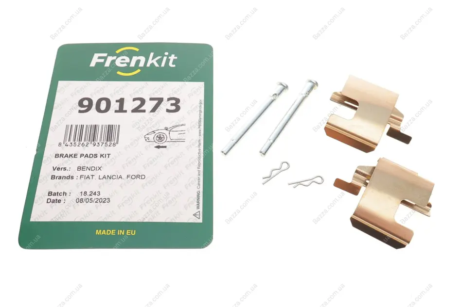 Монтажний к-кт гальмівних колодок frenkit 901273