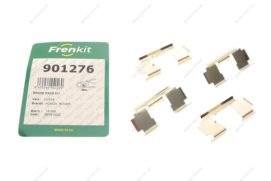 Монтажний к-кт гальмівних колодок frenkit 901276