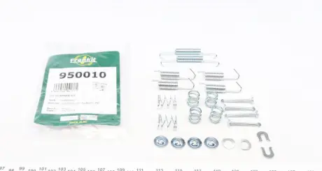 Монтажний к-кт гальмівних колодок Frenkit 950010