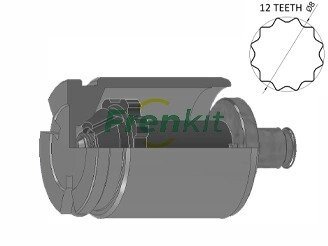 Поршень заднего тормозного суппорта frenkit K385202T