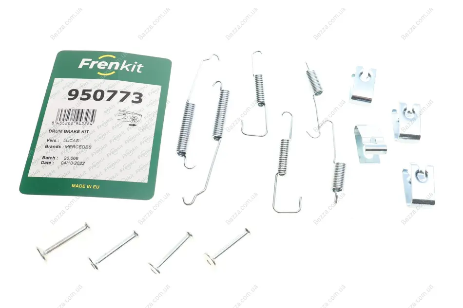 Ремкомплект колодок стояночного гальма frenkit 950773