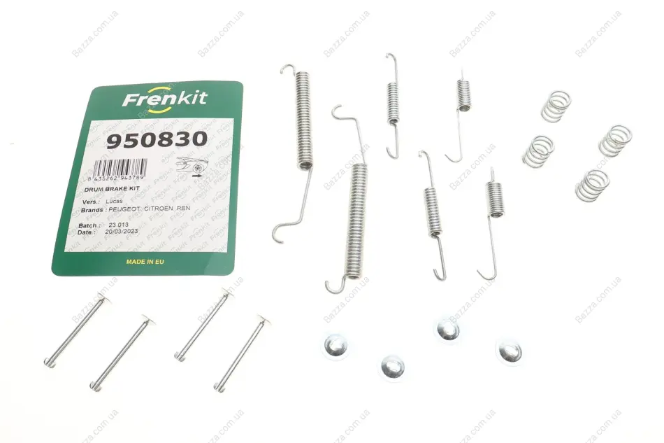 Ремкомплект колодок стояночного гальма frenkit 950830