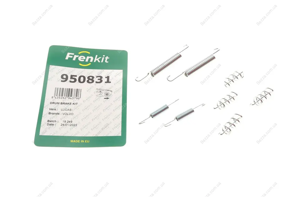 Ремкомплект колодок стояночного гальма frenkit 950831
