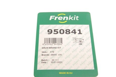 Ремкомплект колодок стояночного гальма frenkit 950841