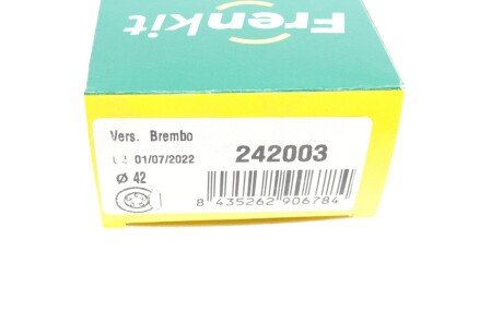 Ремкомплект направляющих тормозного суппорта frenkit 242003