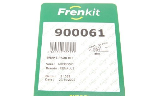 Ремкомплект переднего тормозного суппорта frenkit 900061