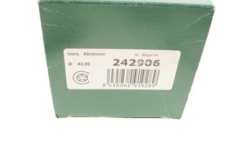 Ремкомплект переднего тормозного суппорта frenkit 242906