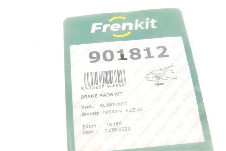 Ремкомплект переднего тормозного суппорта frenkit 901812