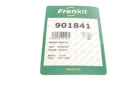 Ремкомплект заднього гальмівного супорта frenkit 901841