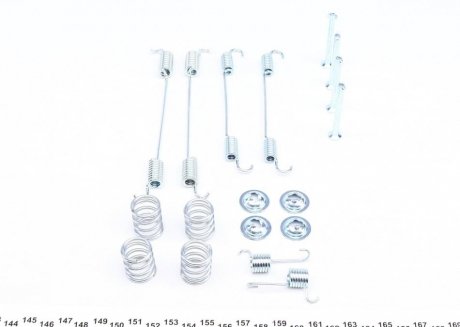 Ремкомплект колодок стояночного гальма frenkit 950750