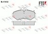 Комплект гальмівних колодок fte 9010325