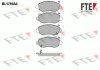 Комплект гальмівних колодок fte 9010338