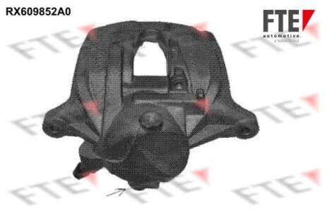 Передній гальмівний супорт fte 9292280