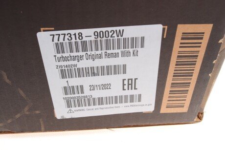 Турбина, OM642 3.0CDI 09- (Remain) garrett 7773189002W