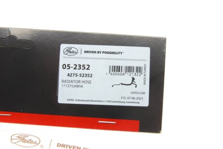 Патрубок 4275-52352 gates 052352