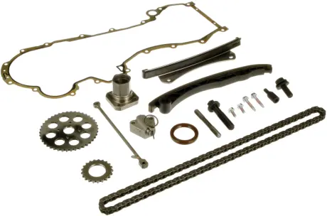 Ланцюг приводу ГРМ (к-кт) 1.3JTD/CDTi Doblo/Combo 04- (Ланцюг/натягувач/башмак/зірки) gates CHK1017MA Фиат Сиена