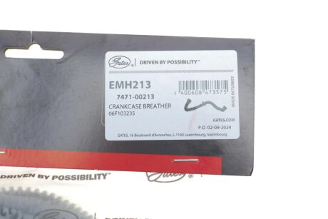 Шланг, продування картера gates EMH213