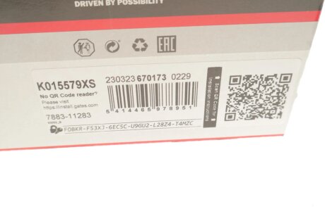 Роликовий модуль натягувача ременя (ролик, ремінь) gates K015579XS