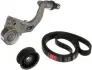 GATES HONDA К-кт ГРМ (ролик+ролик з натяжним пристроєм+ремінь) CIVIC VIII Hatchback (FN, FK) 1.8 (FN1, FK2) 05-11 Gates K017PK2060