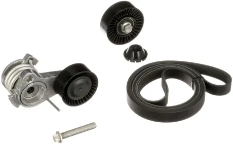 Роликовий модуль натягувача ременя (ролик, ремінь) gates K026PK1990 Бмв E63