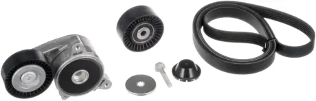 GATES JEEP К-кт ГРМ (ролик+ролик з натяжним пристроєм+ ремінь) COMPASS (MK49) 2.0 CRD 06-, MITSUBISHI OUTLANDER II (CW_W) 2.0 DI-D (CW8W) 07-12 gates K086PK1718