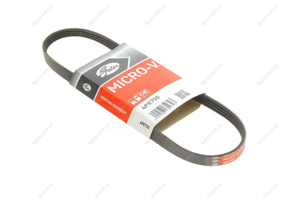 Дорiжковий ремінь Gates 4PK750 (фото 1)